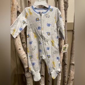 Little Me animal footie with hat